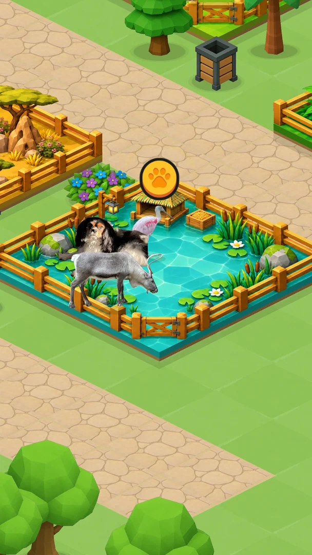 موطن أراضٍ رطبة في حديقة Gotcha